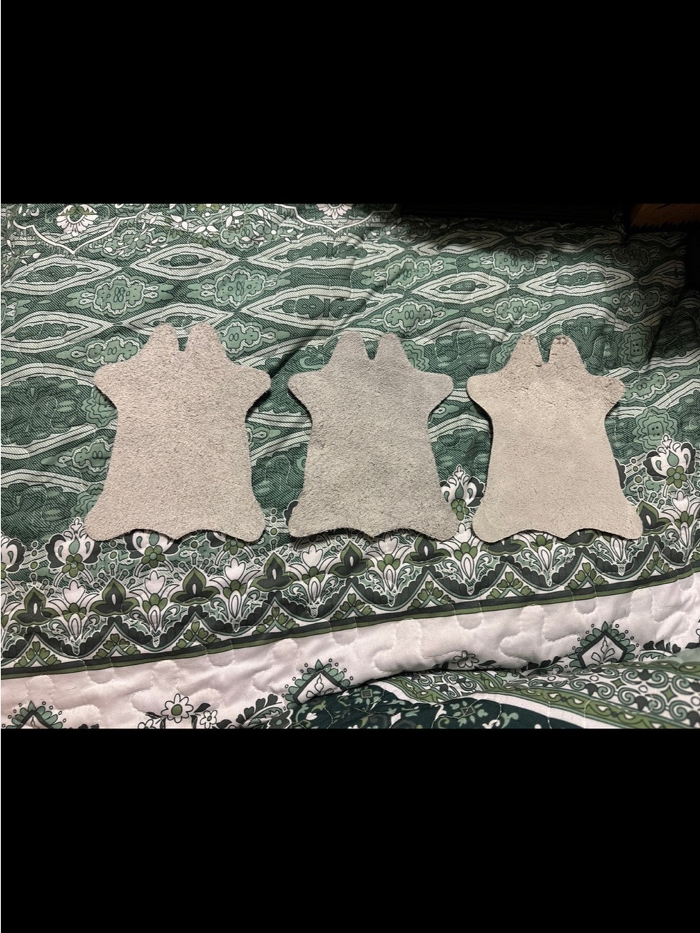 Mini Cowhide Coasters - Picture 2 of 4